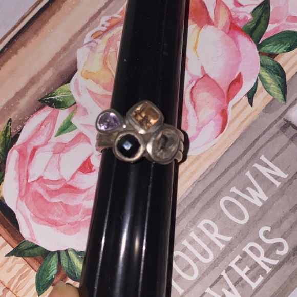 Silpada Sterling Silver Multi-Stone "Wine Flight" - Picture 2 of 4